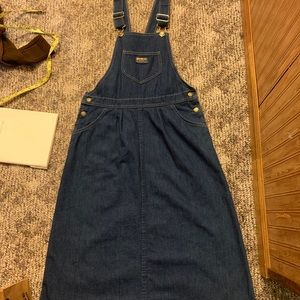 Oshkosh vestback denim big girls size 12 jumper